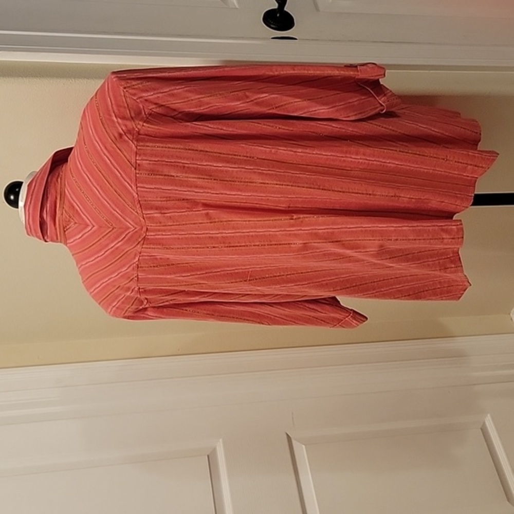Cali & York 3/4 Sleeve Stripped Blouse - Picture 5 of 7